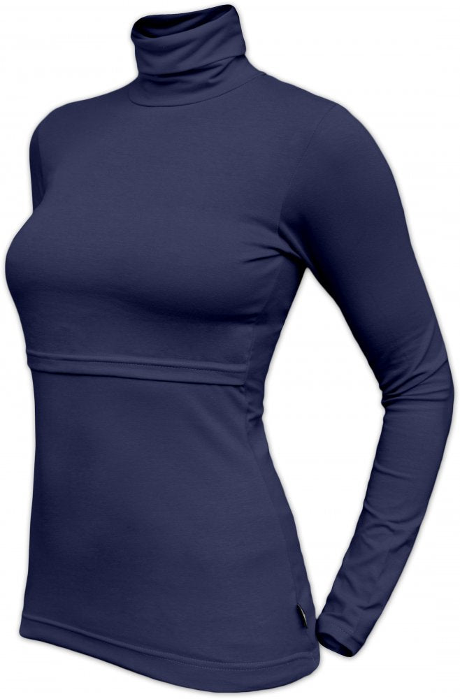 Majica za dojenje Kateřina - tamno plava - L/XL