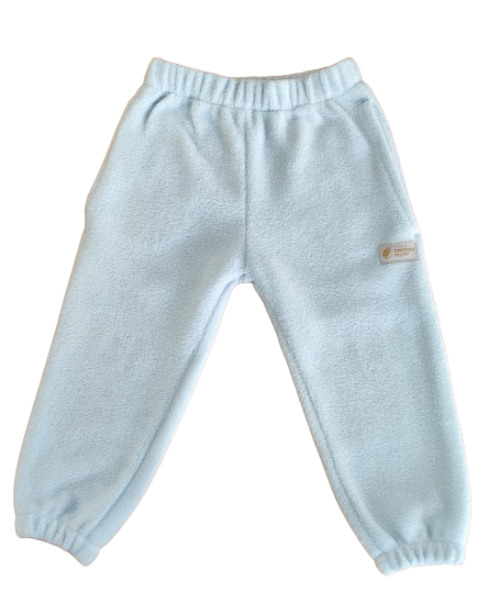Monkey Mum® Fleec hlačice - Svijetloplave