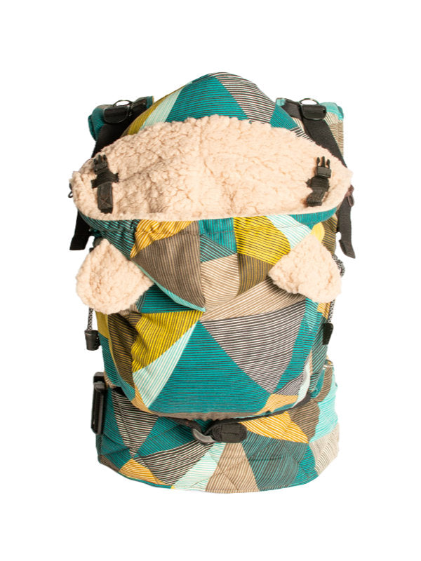 Monkey Mum® Insulated hood for Carrie carrier - Charming Geometry
