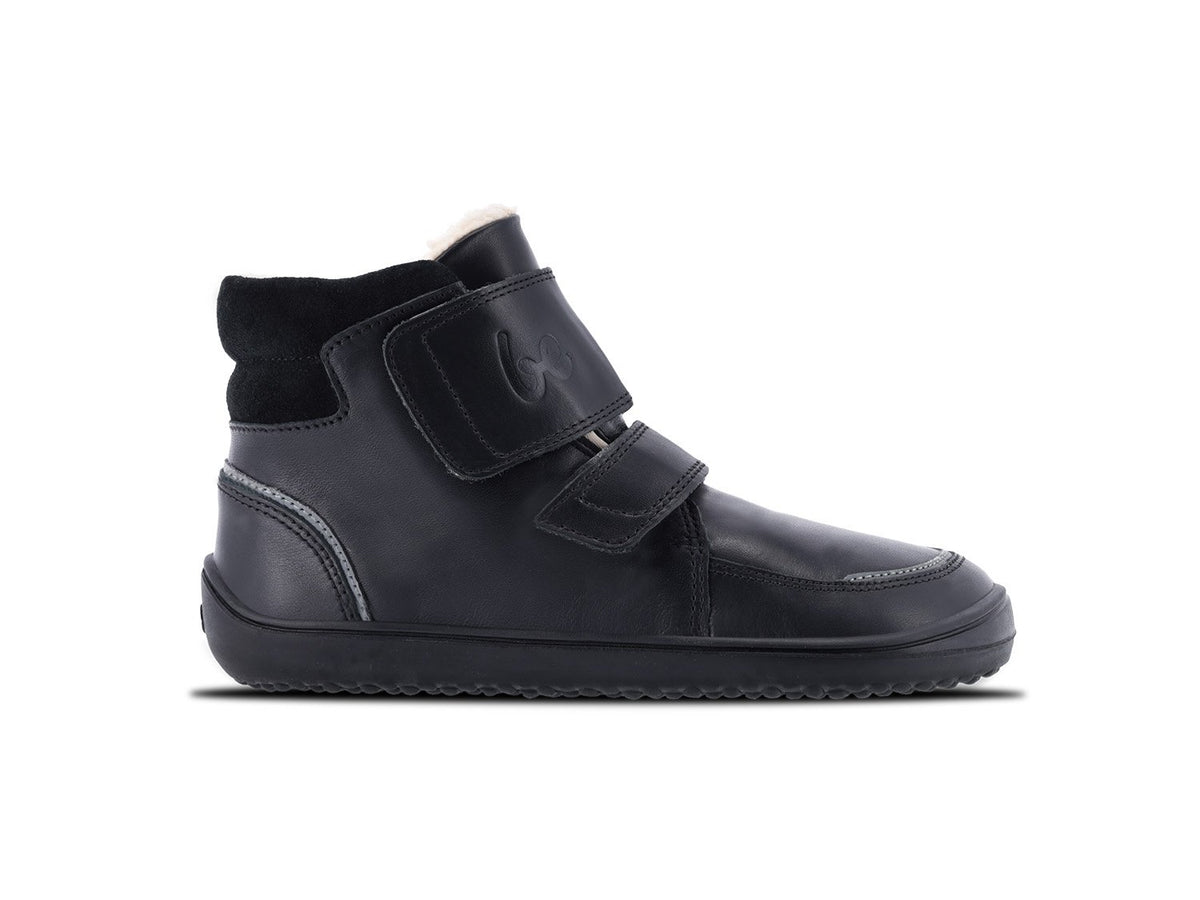 Be Lenka Children's winter barefoot shoes Panda 2.0 - All Black