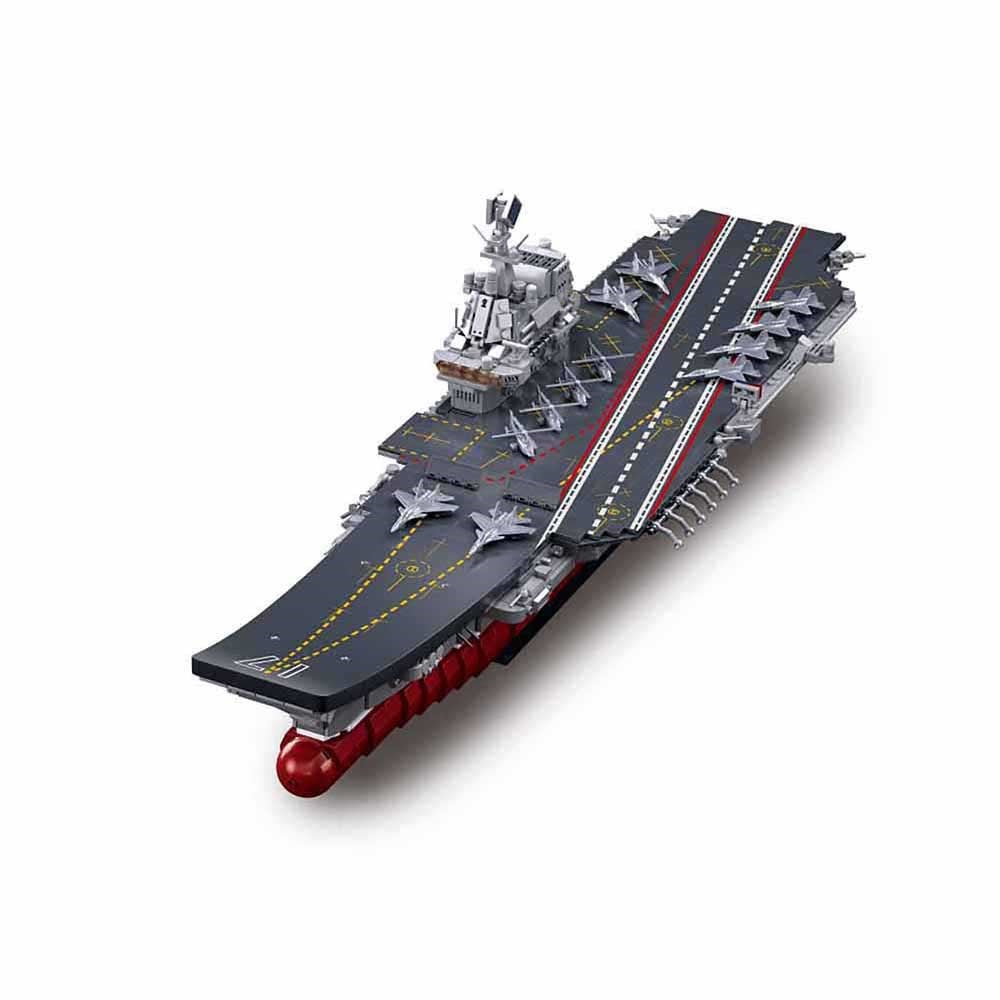 Sluban Modell Tegelstenar M38-B1189 Hangarfartyg Shandong