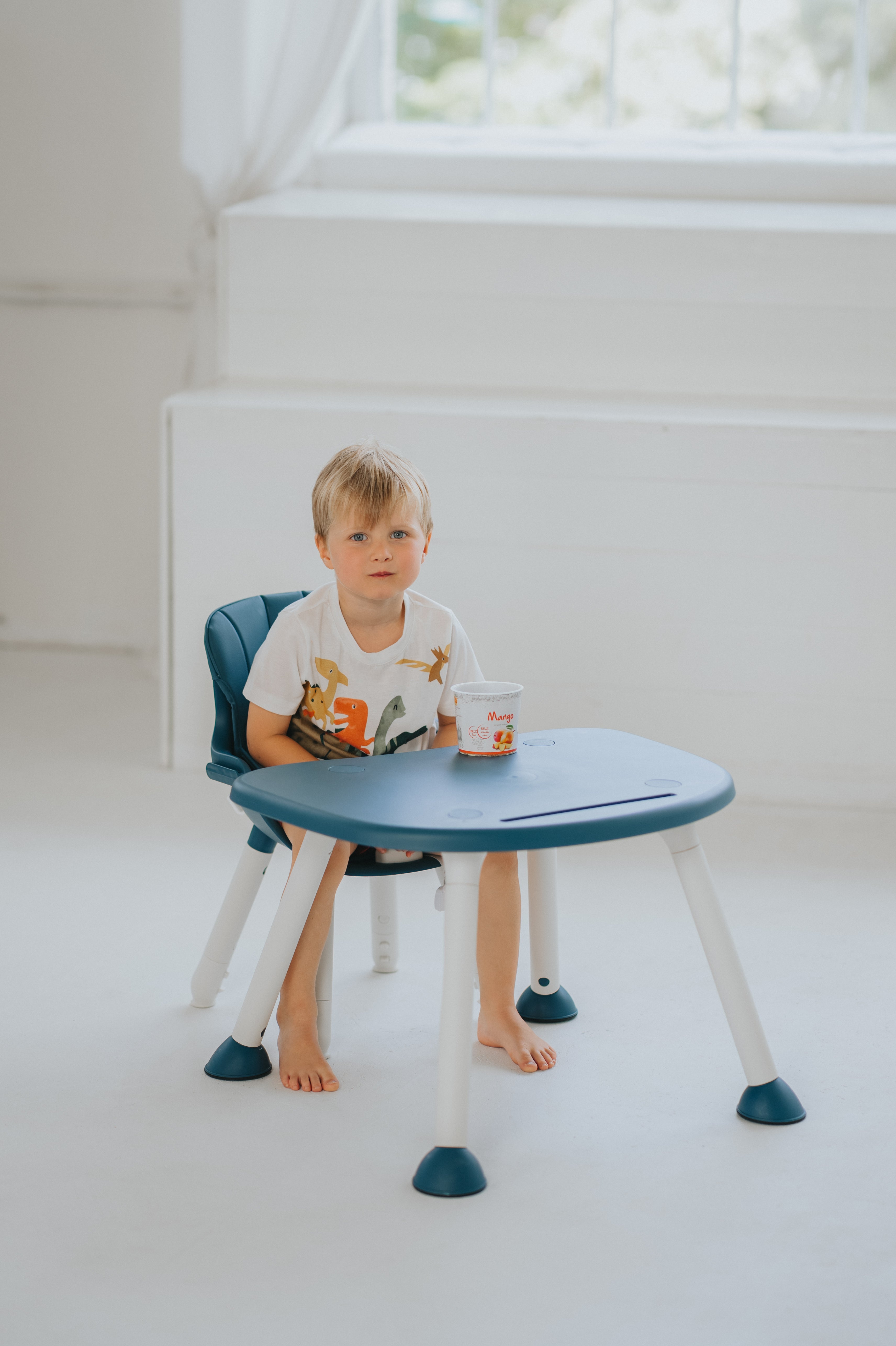 Grow 2-in-1 Children's High Chair - Blue - Unboxed
