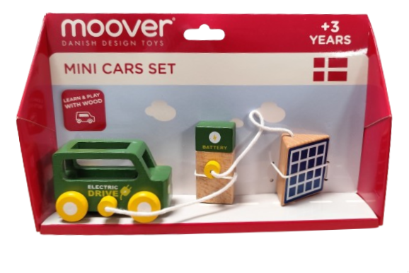 Mini set Electric Car - Moover Mini car set - Charging station