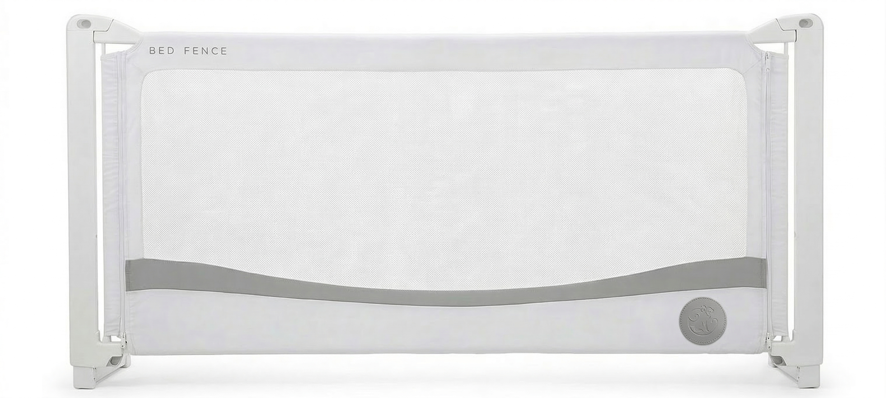 Monkey Mum® Premium Bed Rail - Light Gray - Clearance