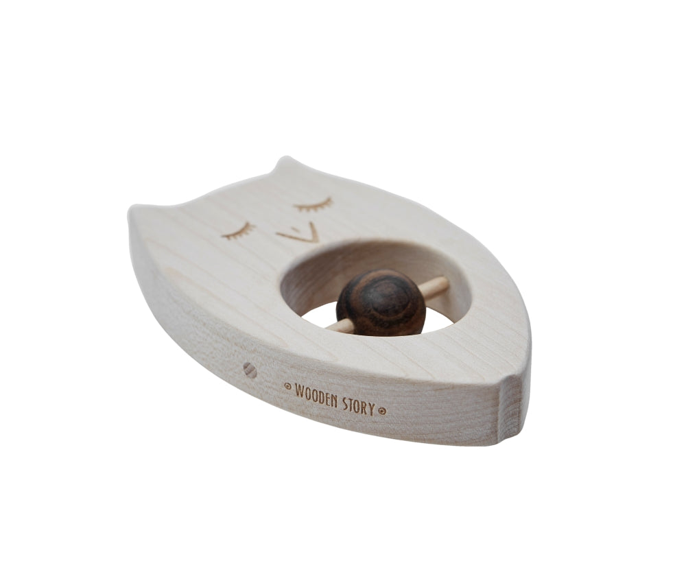 Wooden Story Skallra - Uggla