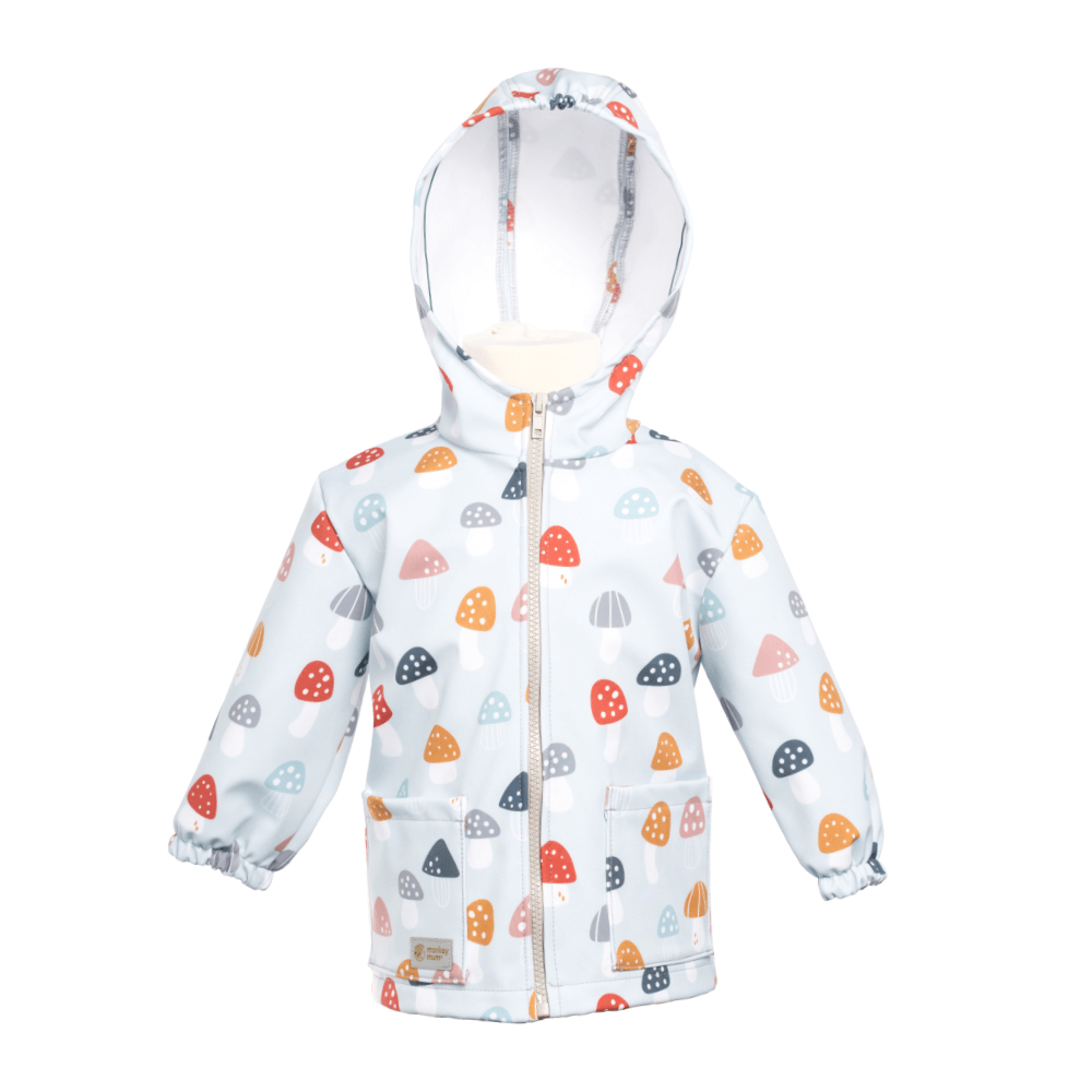 Dječja softshell jakna s membranom Monkey Mum® - Šareni muharači