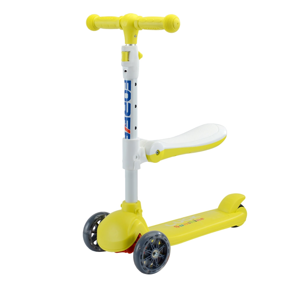 Children's Scooter with Seat - 3-in-1 - Yellow - DISPLAY ITEM