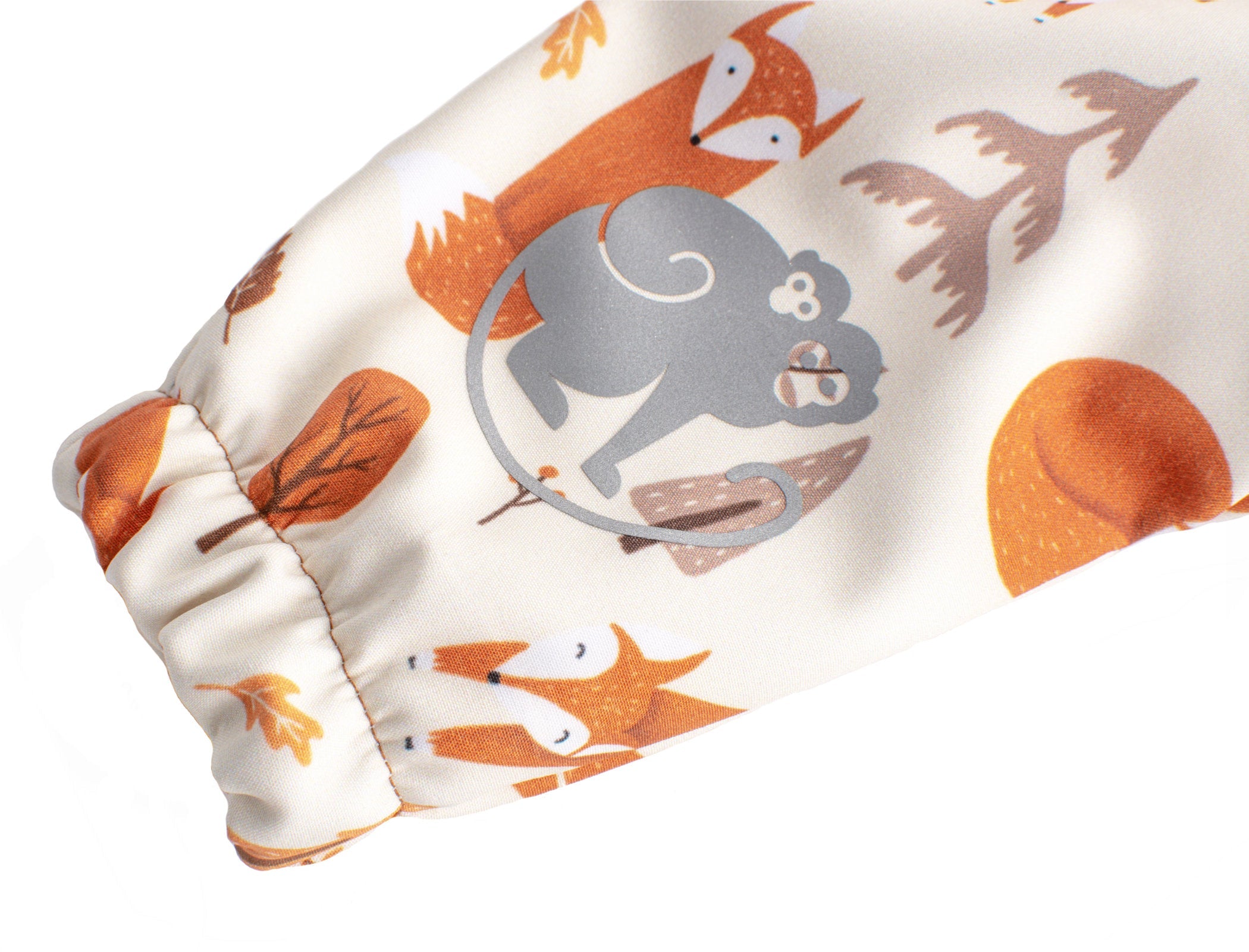 Dětské softshellové kalhoty s membránou Monkey Mum® - Liščí hrátky