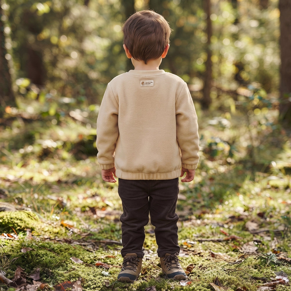 Monkey Mum® fleece hoodie - Beige