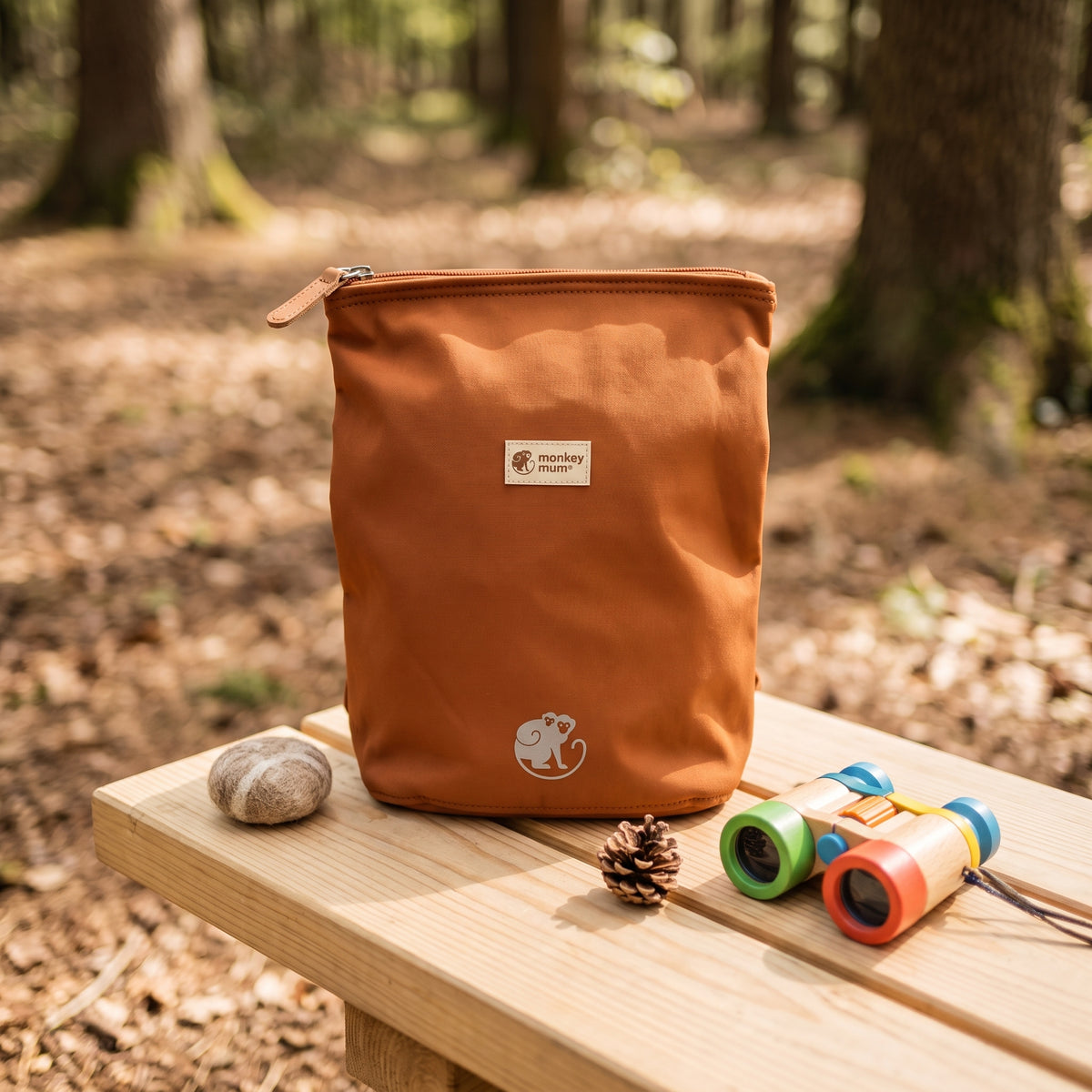 Dječji softshell ruksak Monkey Mum® - Jesensko lišće