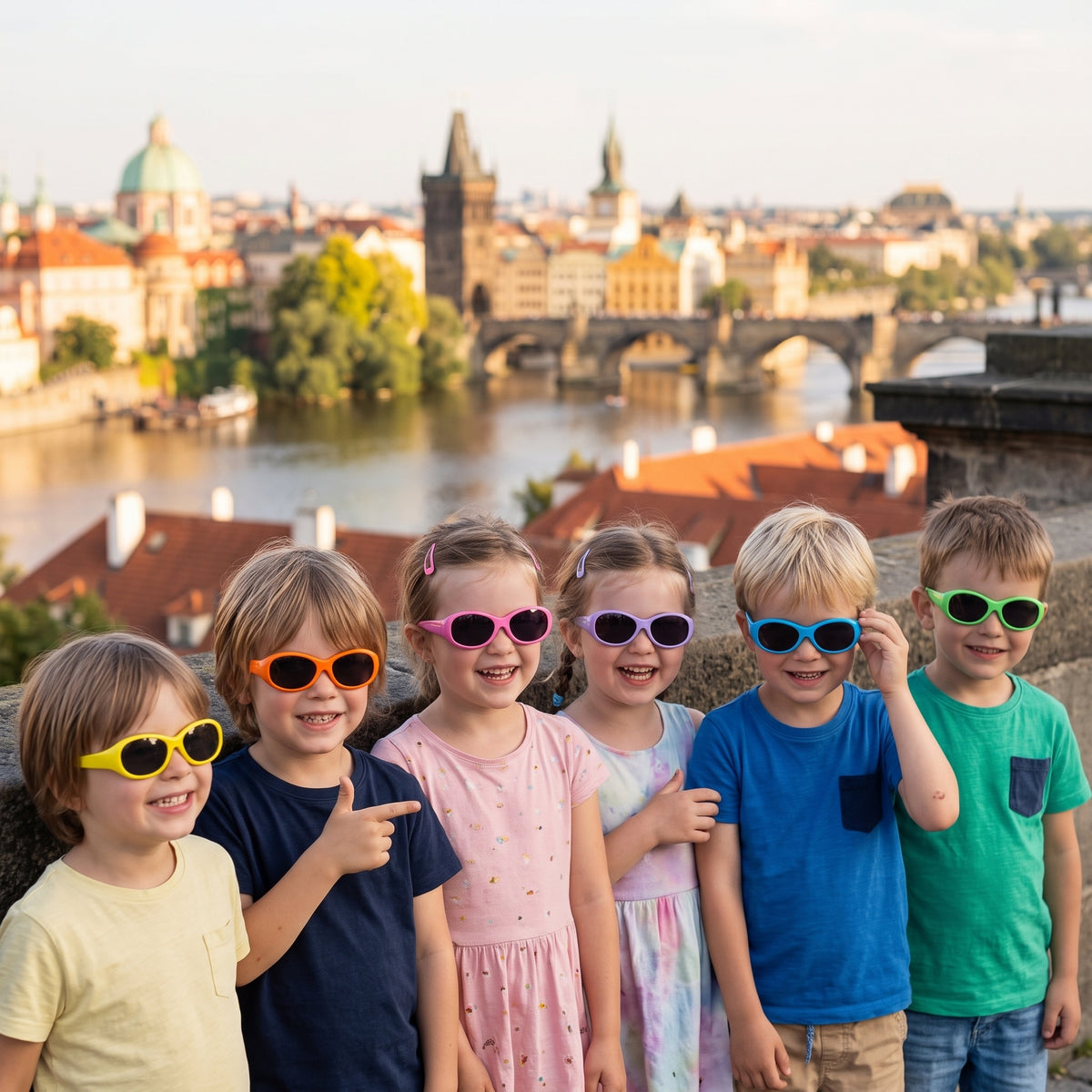 Gyerek napszemüveg Monkey Mum® - Versenyjaguar - több színben