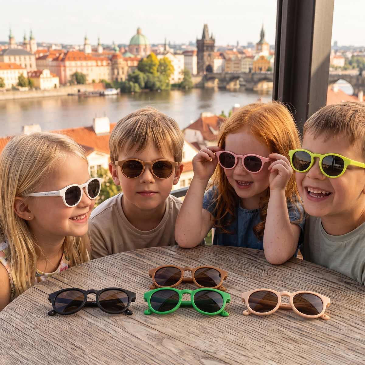Gyerek napszemüveg Monkey Mum® - Majomtekintet - több színben