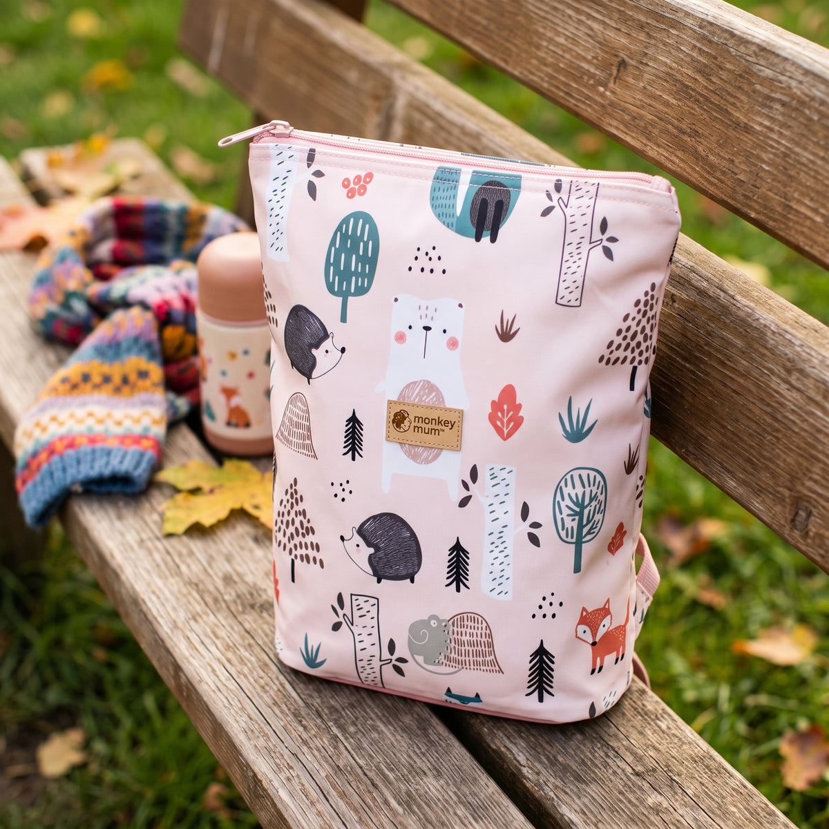 Dječji softshell ruksak Monkey Mum® - Dnevne životinjice