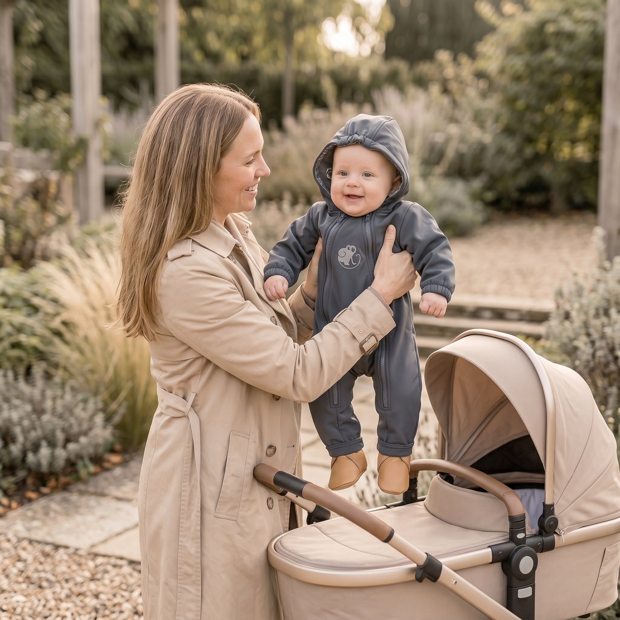 Monkey Mum® Softshell kombinezon s membranom – Tajanstveni izlet - vel. 62/68, 74/80