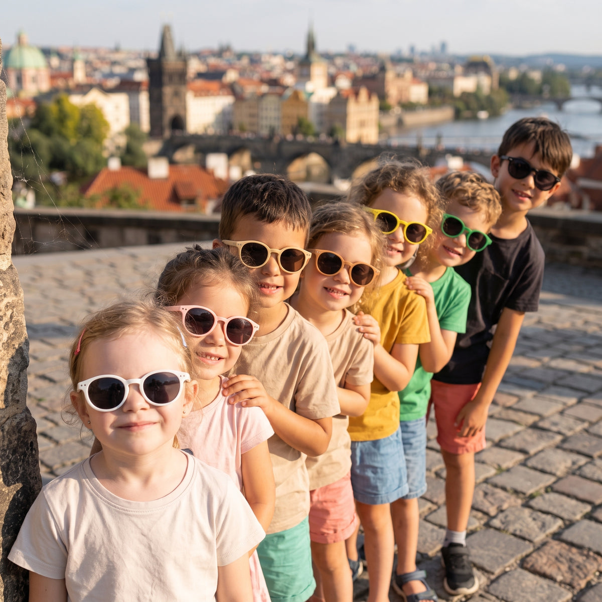 Dječje sunčane naočale Monkey Mum® - Pseći pogled - više boja