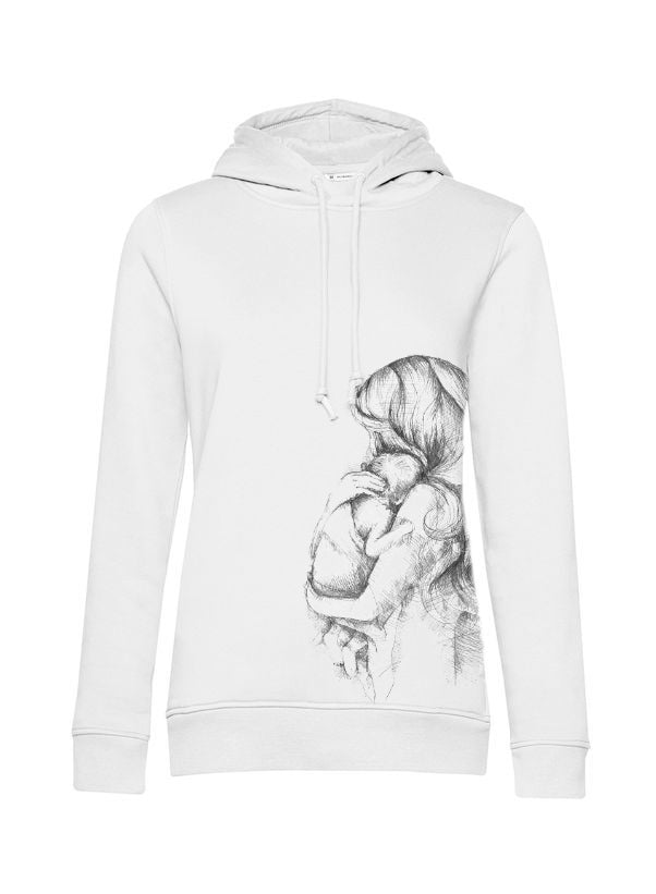 Monkey Mum® Nursing Sweatshirt Monkey Mum® White - Loving Mom