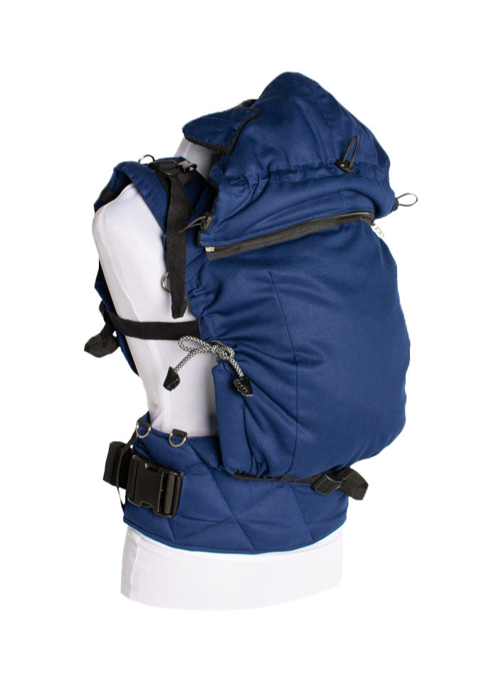 Monkey Mum® Insulated hood for Carrie carrier - Navy Blue