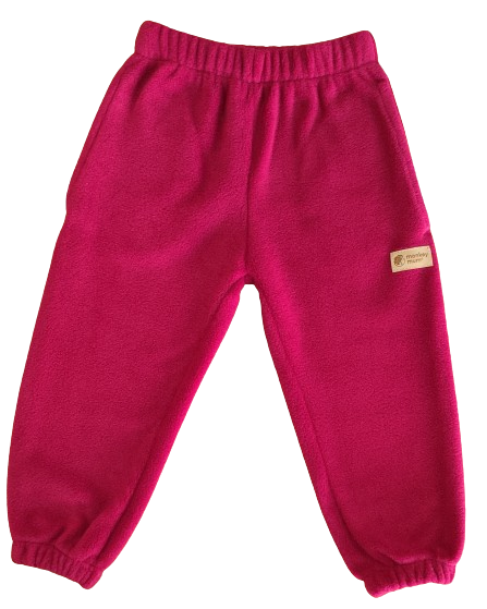 Monkey Mum® Fleec hlačice - Bordo