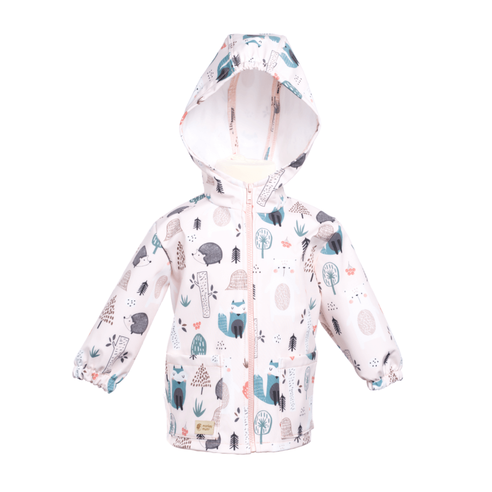 Dječja softshell jakna s membranom Monkey Mum® - Dnevne životinjice