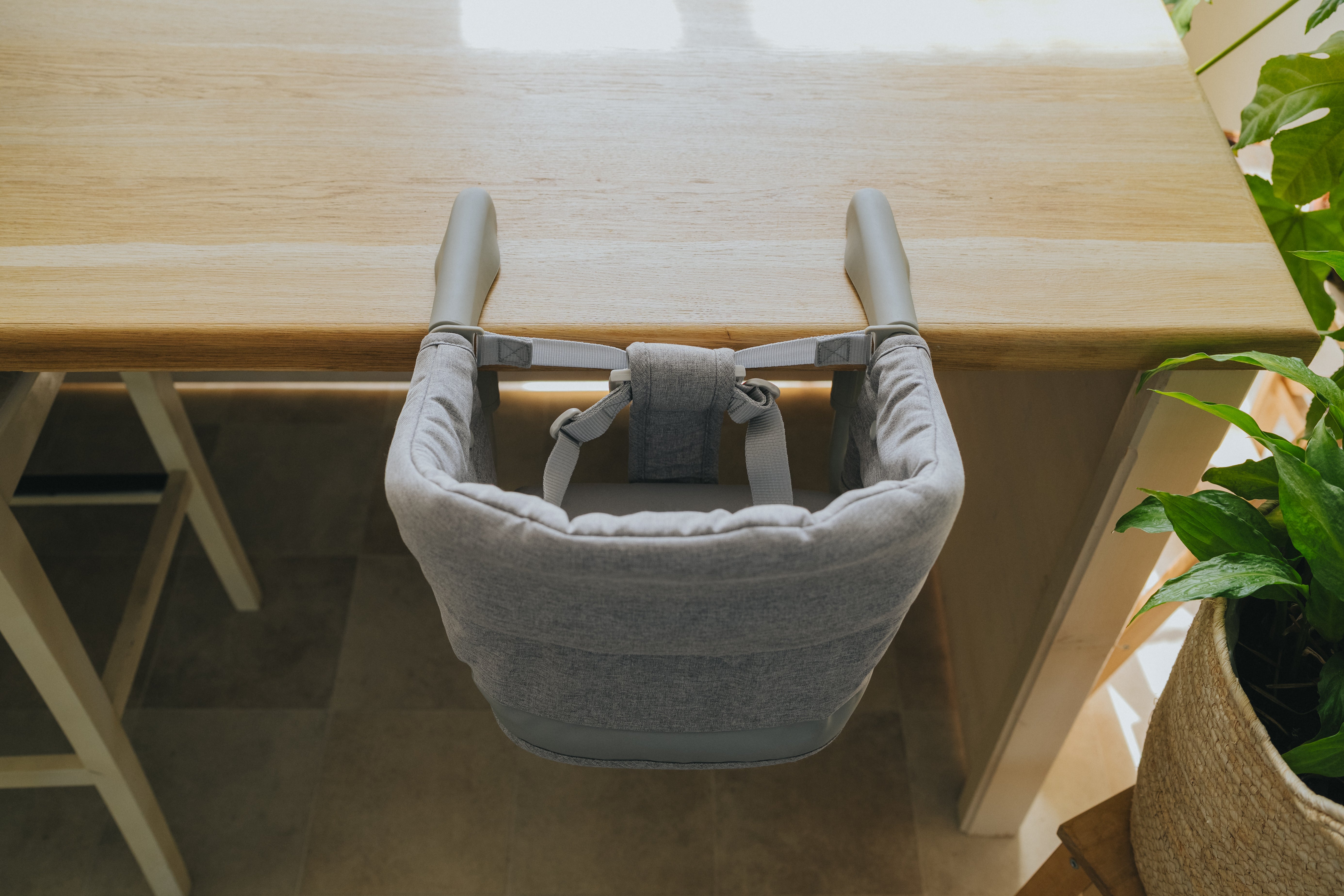 Travel high chair Monkey Mum® - gray