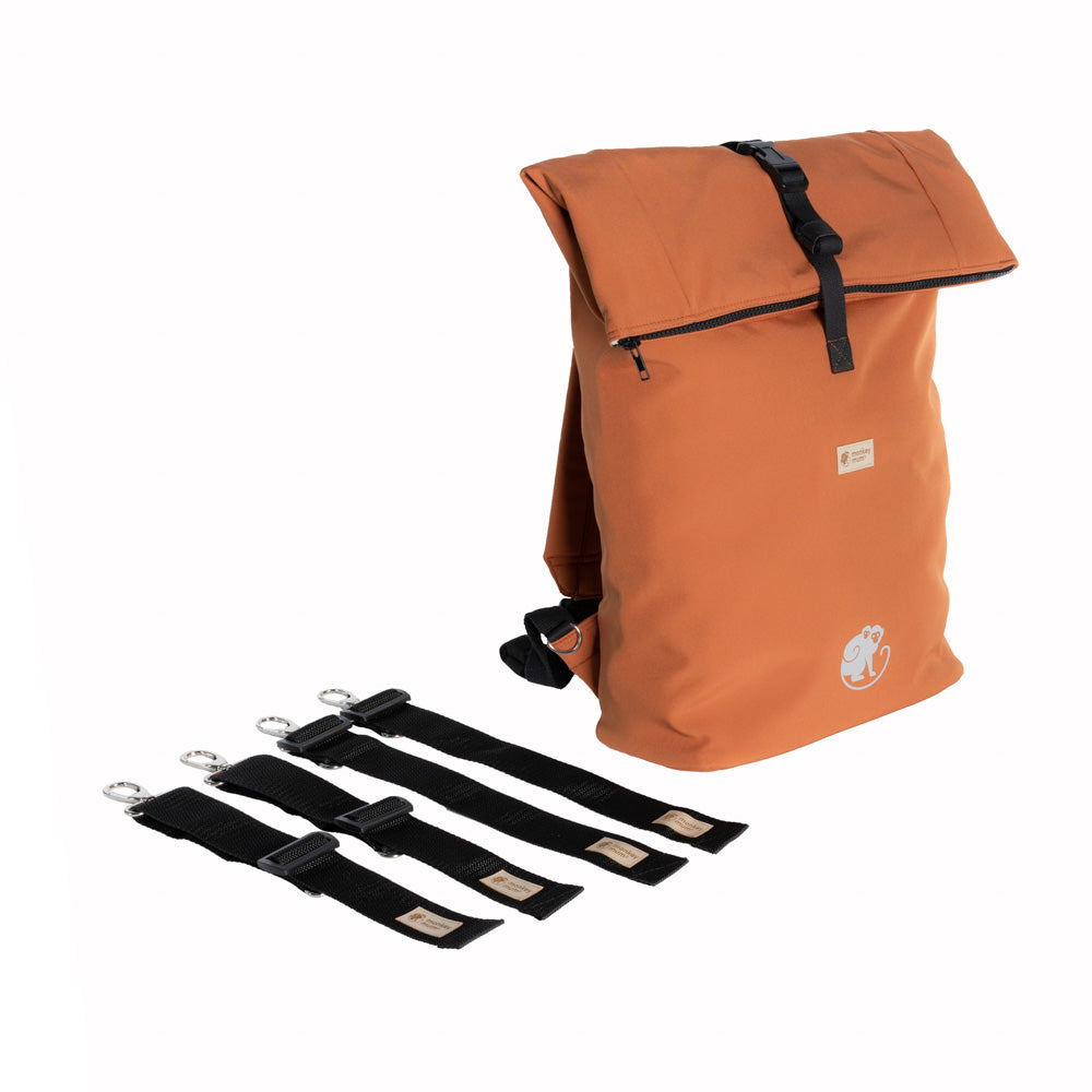 Monkey Mum® Integrated softshell backpack for the Carrie carrier - Autumn Leaves