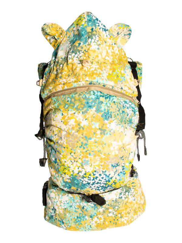 Monkey Mum® Lightweight hood for Carrie carrier - Blooming Meadow