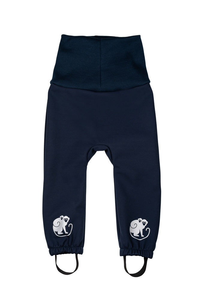 Dětské rostoucí softshellové kalhoty s membránou Monkey Mum® - Noční obloha