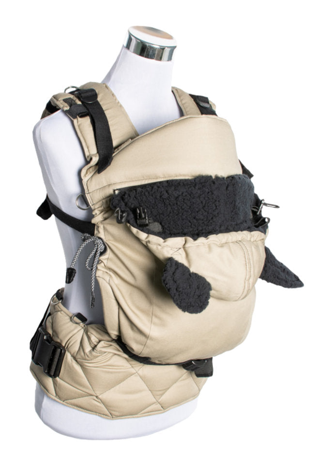 Monkey Mum® Insulated hood for Carrie carrier - Desert Sand