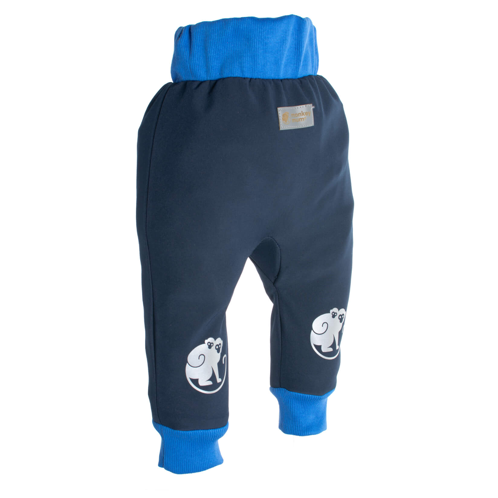 Children's softshell pants with membrane Monkey Mum® - Night Sky