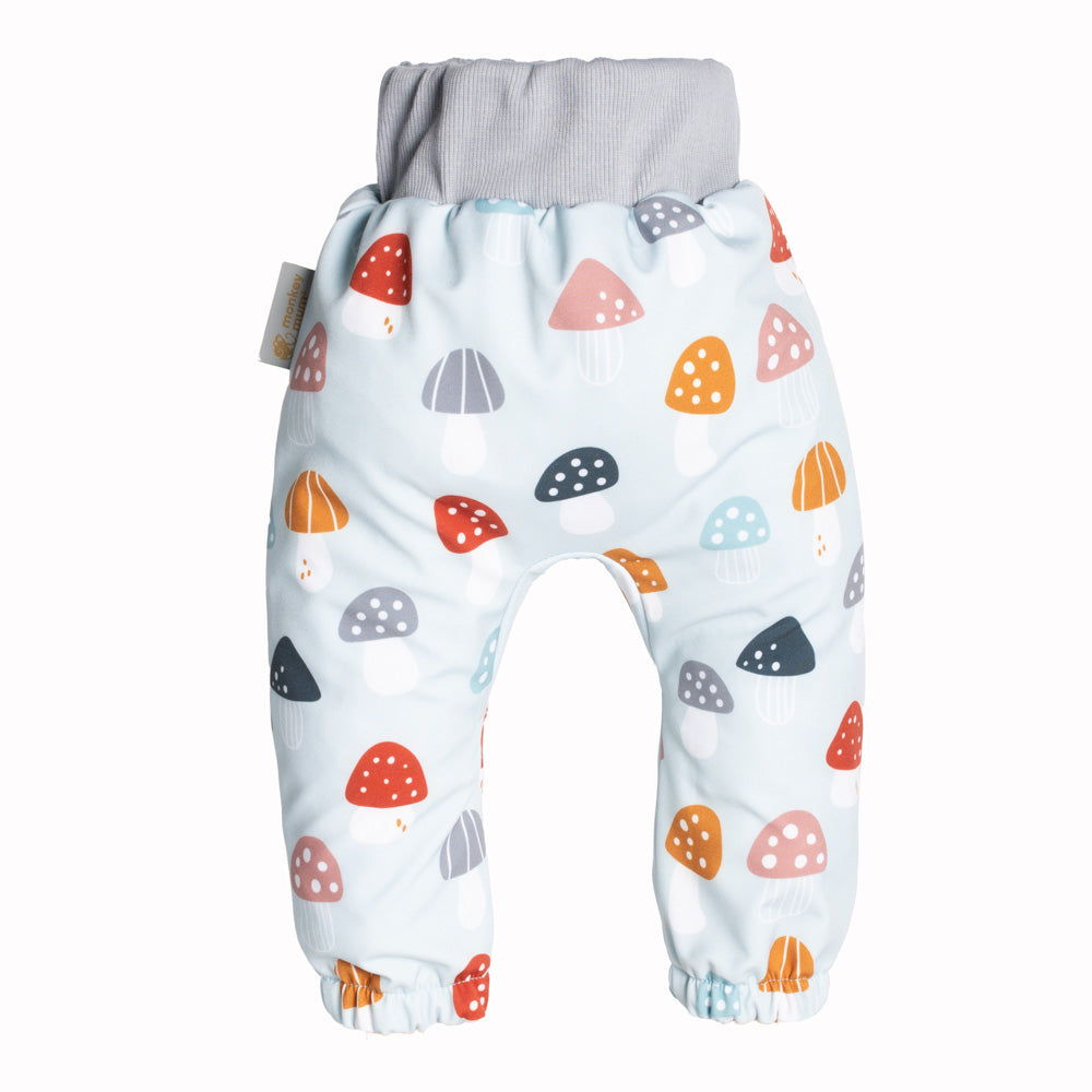 Dječje softshell hlače s membranom Monkey Mum® - Šarene muhare