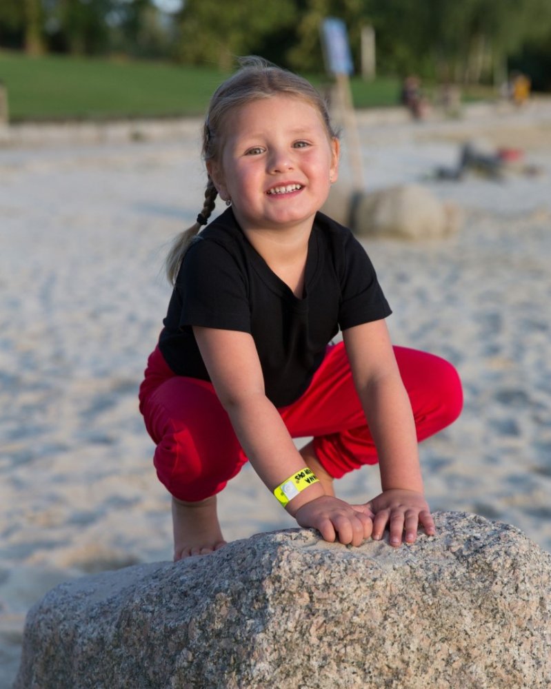 Children's baggy sweatpants, LIGHT, red