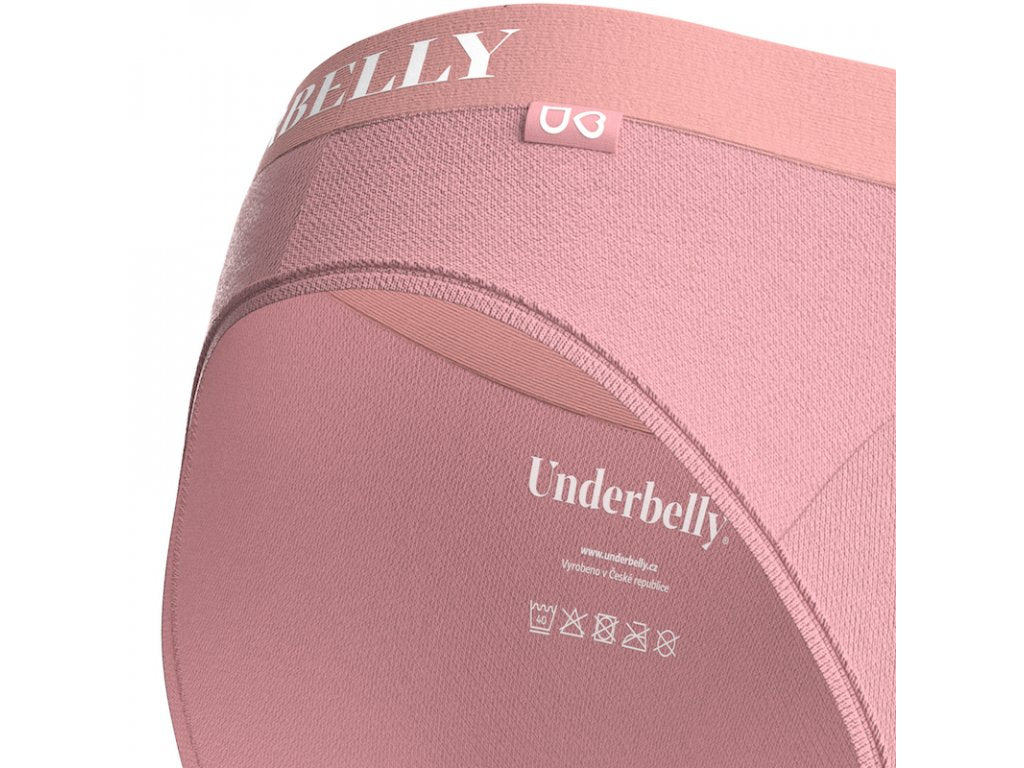 Menstrual panties Underbelly univers, Weaker menstruation - old pink
