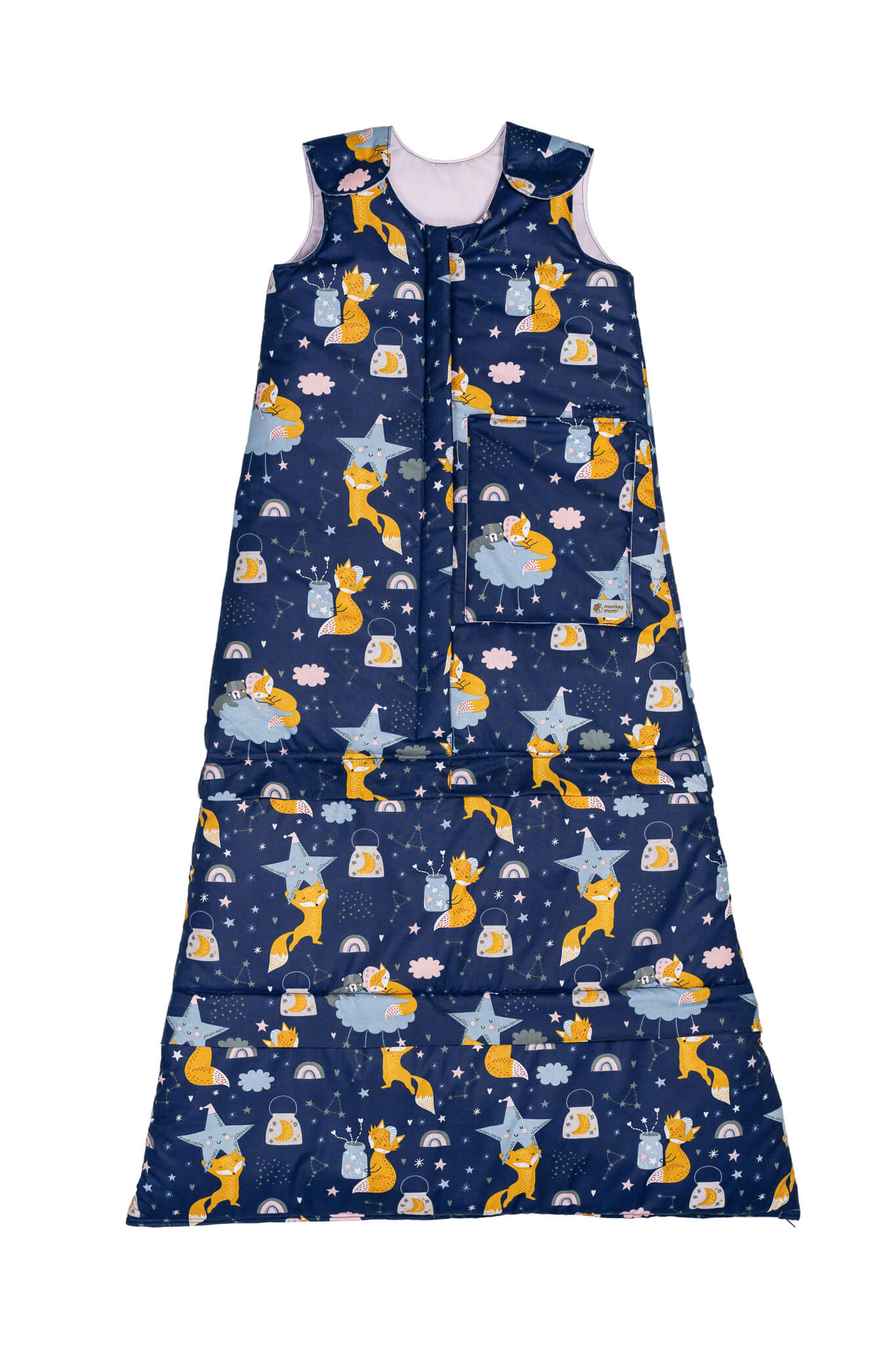 Winter adjustable sleeping bag Monkey Mum® 0 - 4 years - set - Dreaming with a Fox