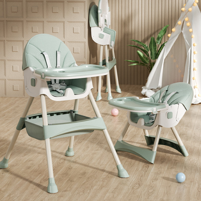 2-in-1 Comfort Children's High Chair - Green - unpacked