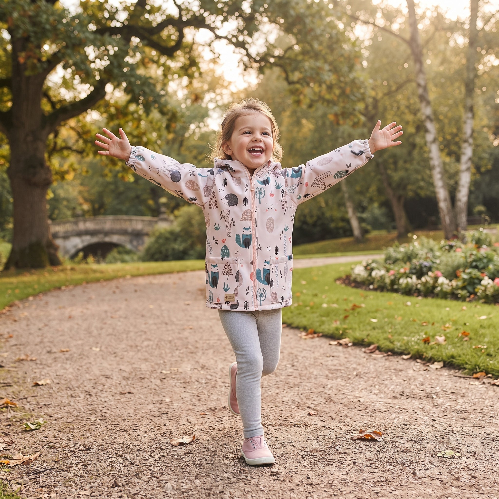 Dječja softshell jakna s membranom Monkey Mum® - Dnevne životinjice