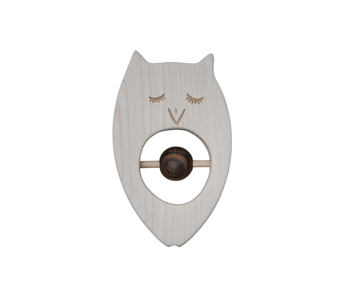Wooden Story Skallra - Uggla