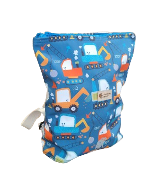 Dětský softshellový batůžek Monkey Mum® - Hravé staveniště
