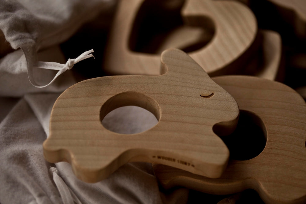 Wooden Story Bitleksak - Uggla