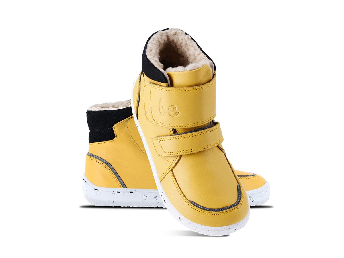 Be Lenka Dječje zimske cipele za bosu Panda 2.0 - Cheese Yellow