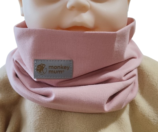 Nákrčník Monkey Mum® - Světle růžový