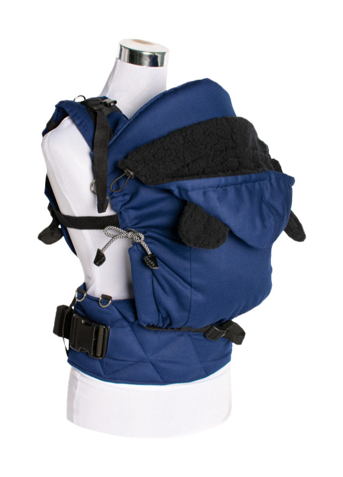 Monkey Mum® Insulated hood for Carrie carrier - Navy Blue
