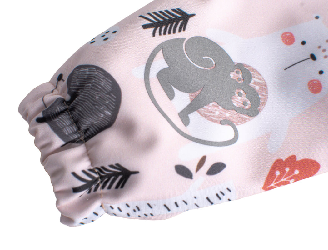 Dětské softshellové kalhoty s membránou Monkey Mum® - Denní zvířátka
