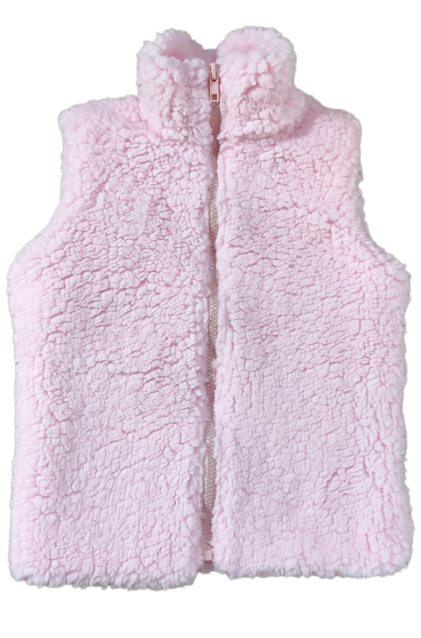 Beránková vesta Monkey Mum® - Růžová