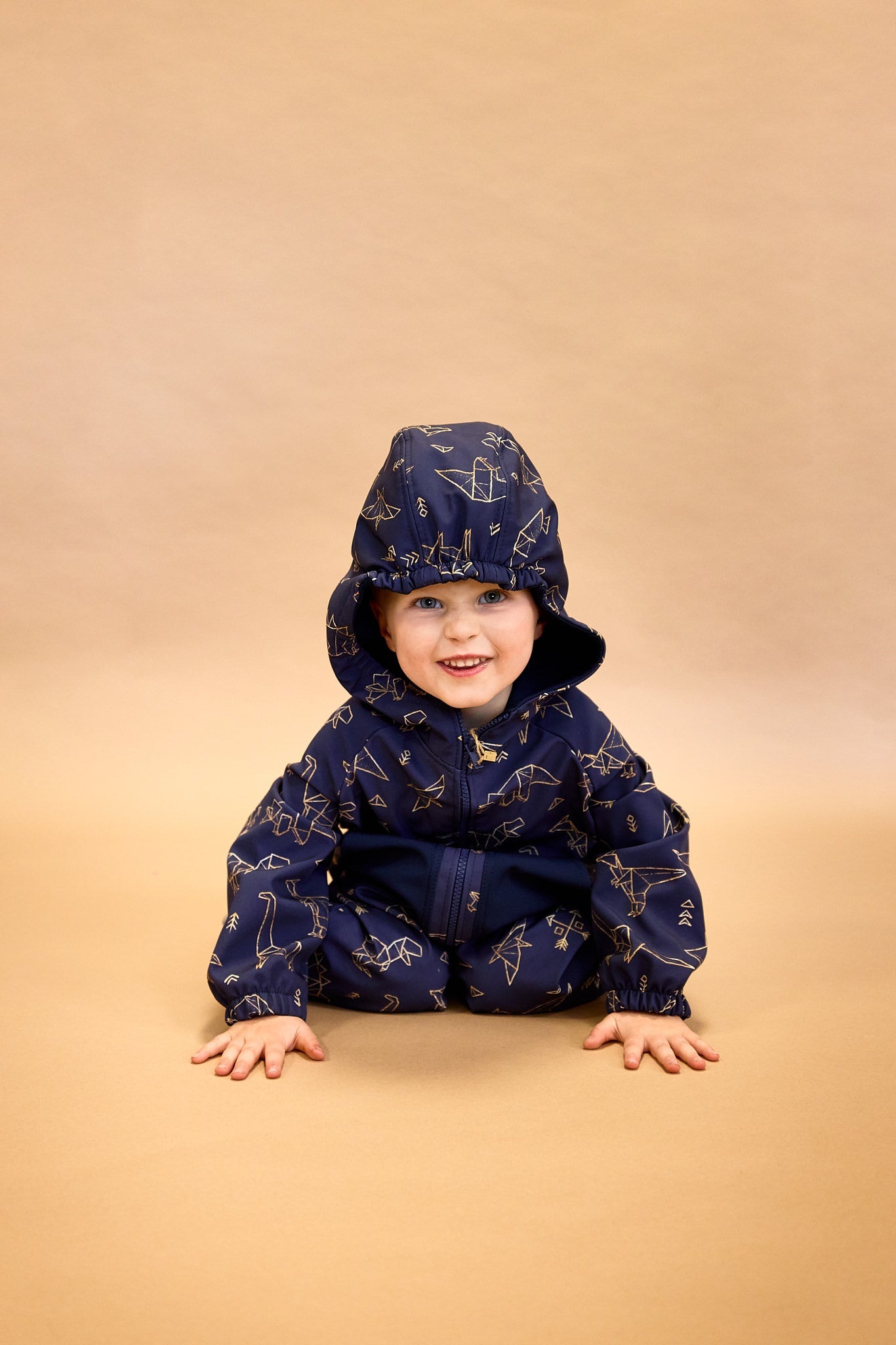 Monkey Mum® Softshellová kombinéza s membránou – Veselé staveniště - vel. 86/92