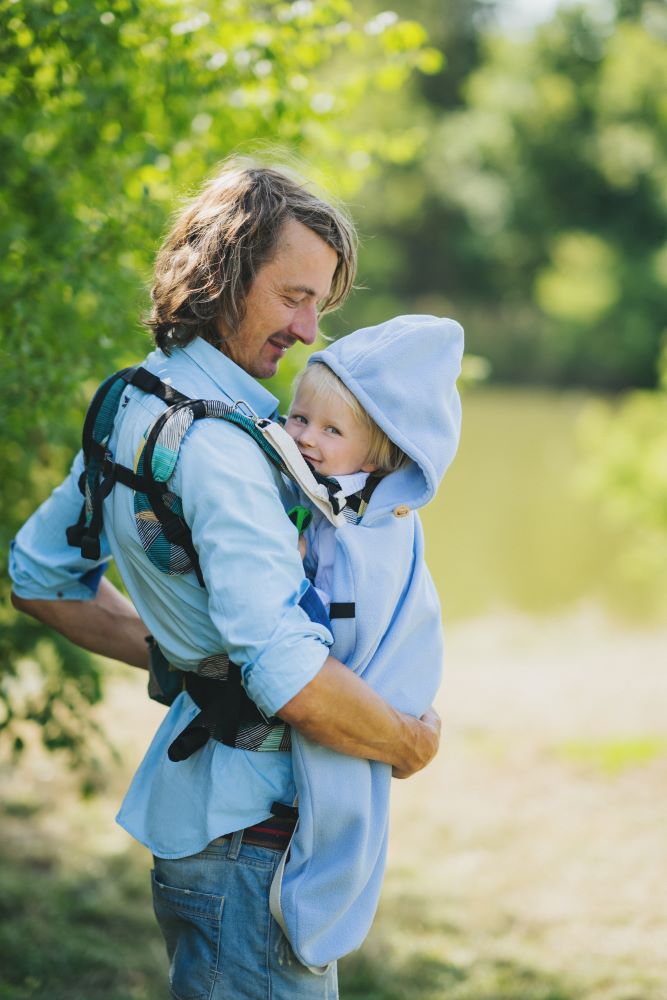 Monkey Mum® Ergonomic adjustable carrier Carrie - Charming Geometry