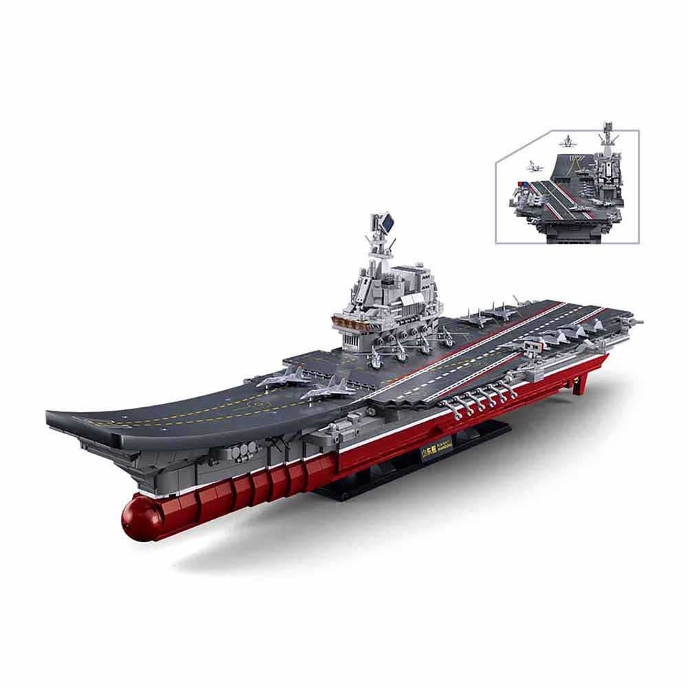 Sluban Modell Tegelstenar M38-B1189 Hangarfartyg Shandong