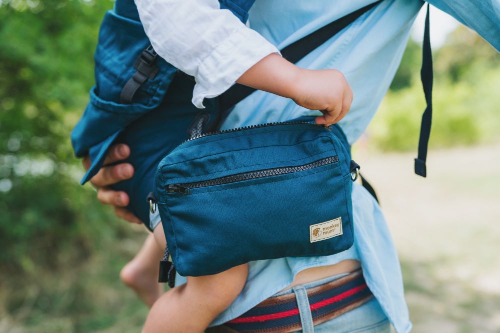 Monkey Mum® Multifunctional belt bag for Carrie carrier - Charming Geometry