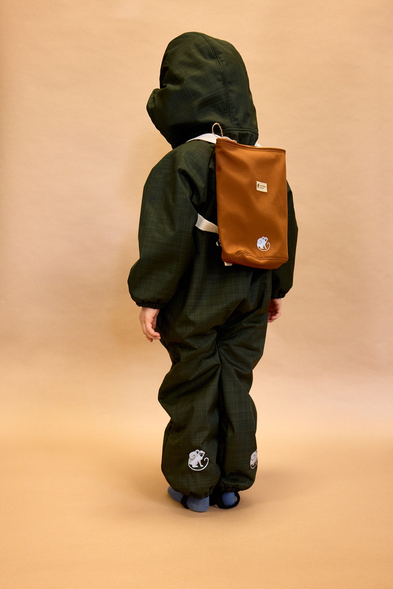 Dětský softshellový batůžek Monkey Mum® - Denní zvířátka, 2. jakost - Malý (0-3 roky), Velký (3-6let)