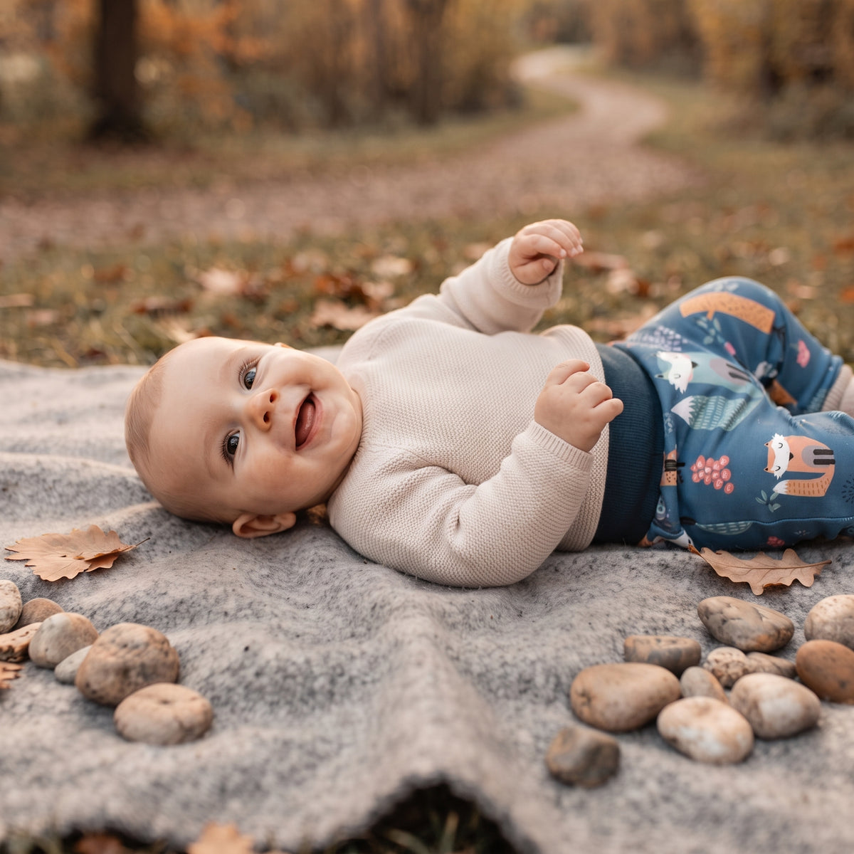 Dječje softshell hlače s membranom Monkey Mum® - Noćne životinjice