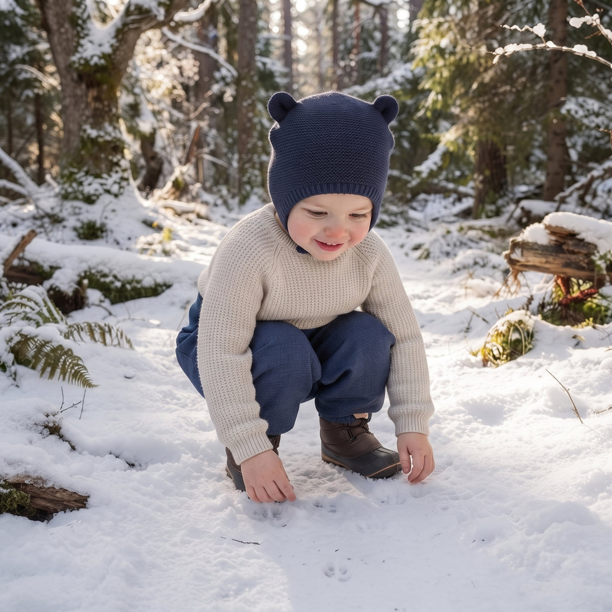 Dječje rasteće zimske softshell hlače s teddy podstavom Monkey Mum® - Bajkoviti Večernjičak